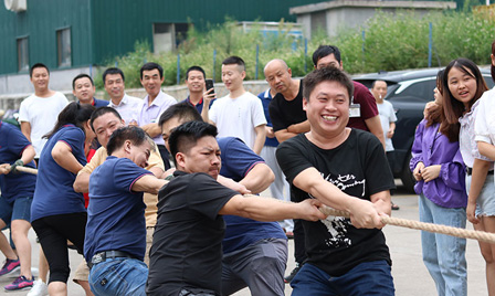 Team Unity Shines in Employee Tug-of-War Competition