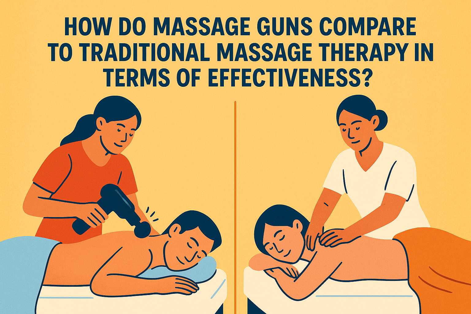 How Do Massage Guns Compare to Traditional Massage Therapy in Terms of Effectiveness?